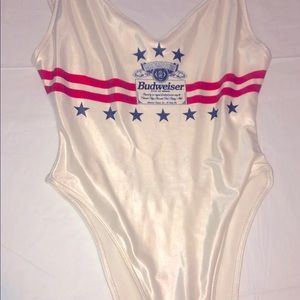 Vintage Budweiser Bathing Suit - Sz 9/10